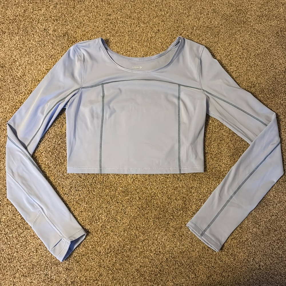 Cropped active long sleeve